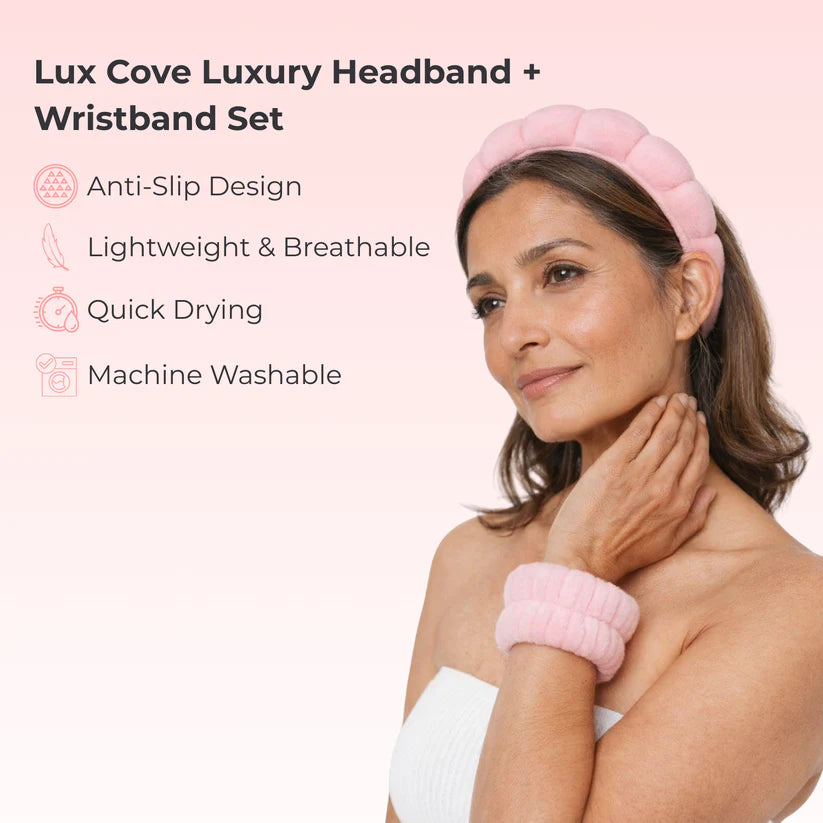 Woodleaux Ensemble bandeau et bracelet nuage de luxe
