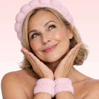 Woodleaux Ensemble bandeau et bracelet nuage de luxe