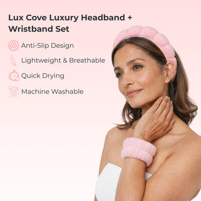 Woodleaux Ensemble bandeau et bracelet nuage de luxe